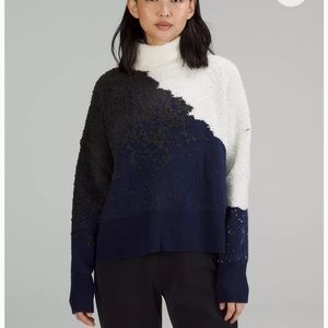 Lululemon Ombre Knit Textured Turtleneck